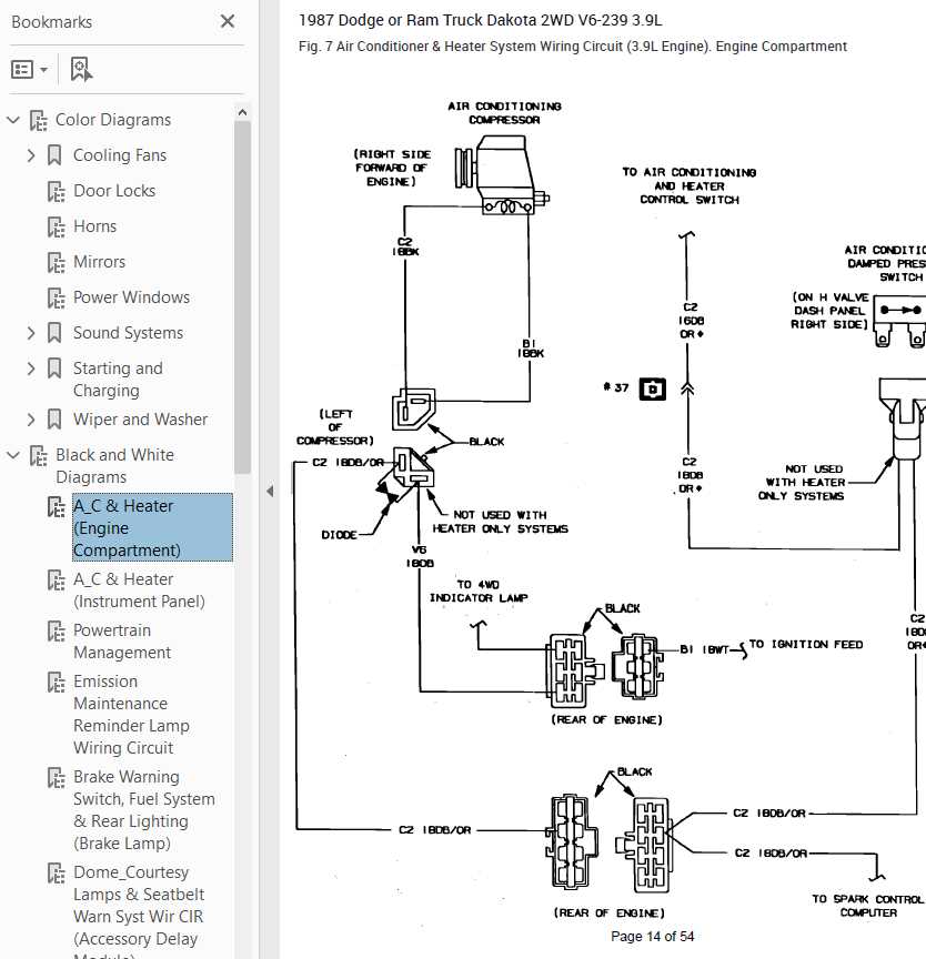 1986 dodge d150 wiring diagram