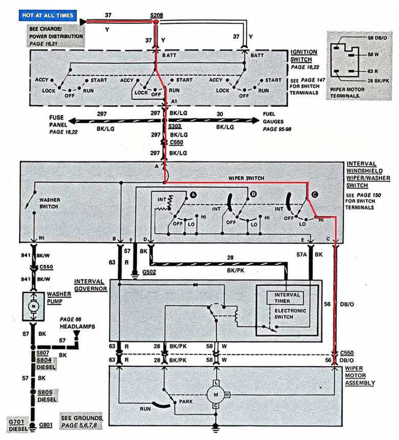 1987 chevy truck wiper motor wiring diagram 1987 chevy truck wiper motor wiring diagram
