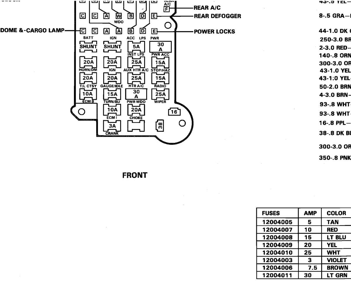 1988 suburban wiring diagram