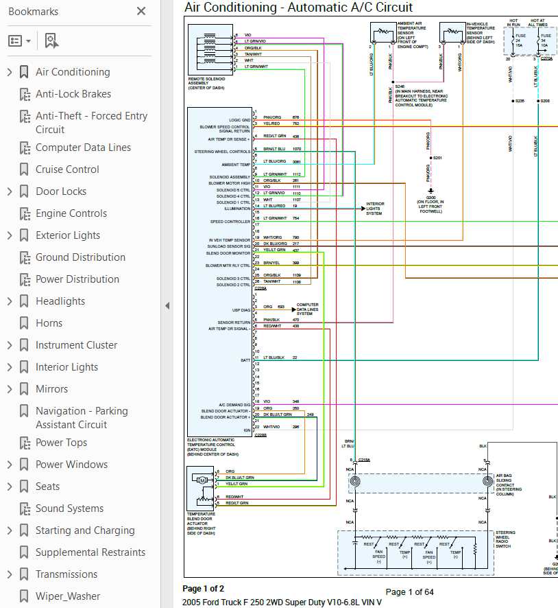 1989 ford f250 radio wiring diagram