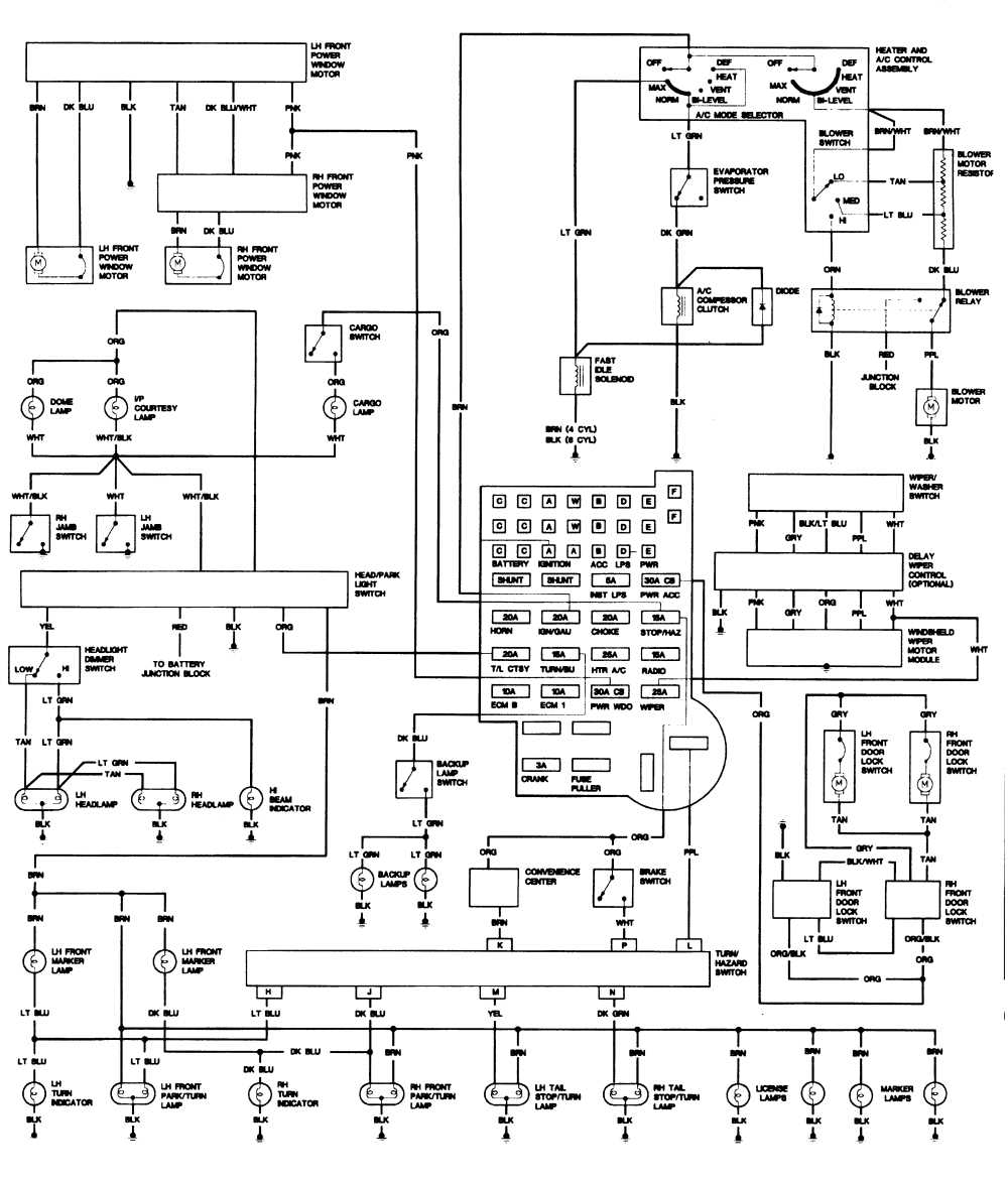 1989 gmc sierra wiring diagram