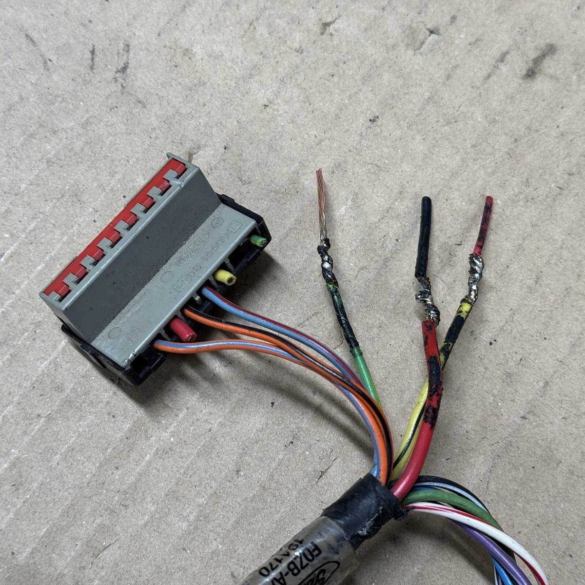1990 mustang radio wiring diagram