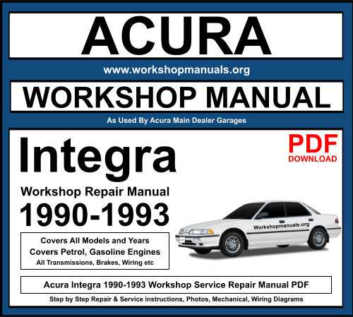 1991 acura integra wiring diagram
