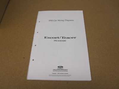 1993 ford escort wiring diagram