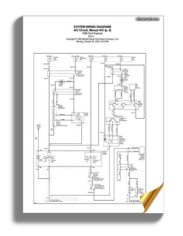 1994 ford explorer wiring diagram