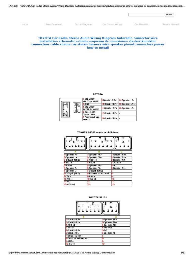 1994 toyota corolla stereo wiring diagram