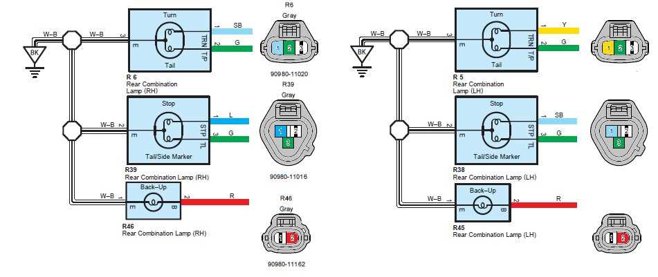 1994 toyota pickup tail light wiring diagram 1994 toyota pickup tail light wiring diagram