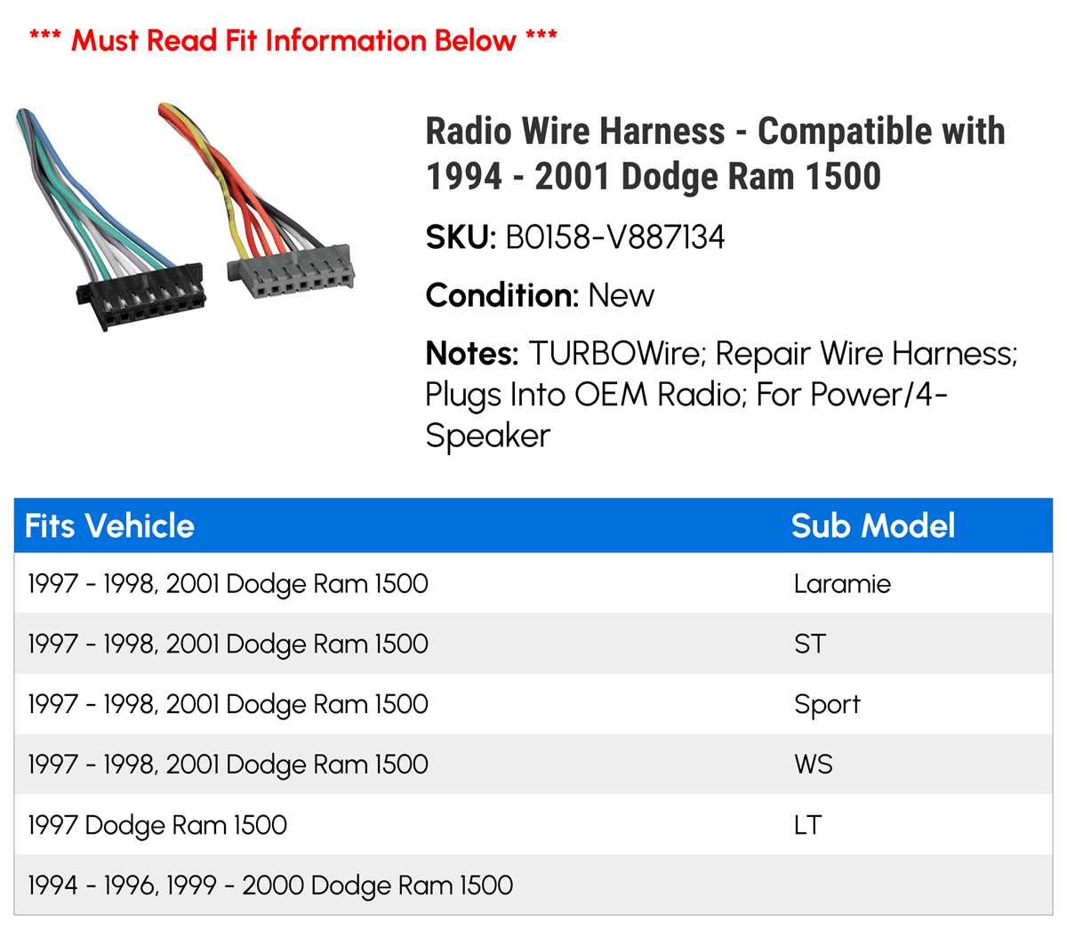 1995 dodge ram radio wiring diagram