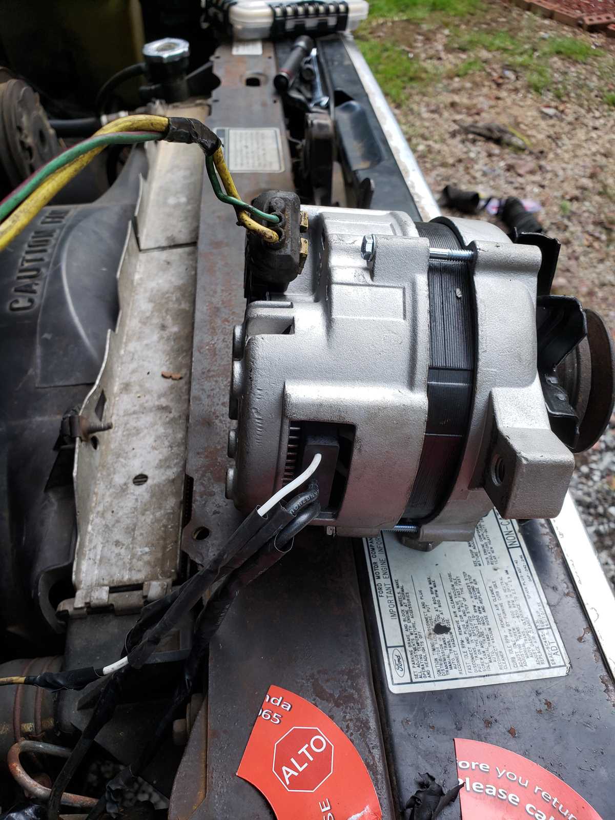 1995 ford f150 alternator wiring diagram