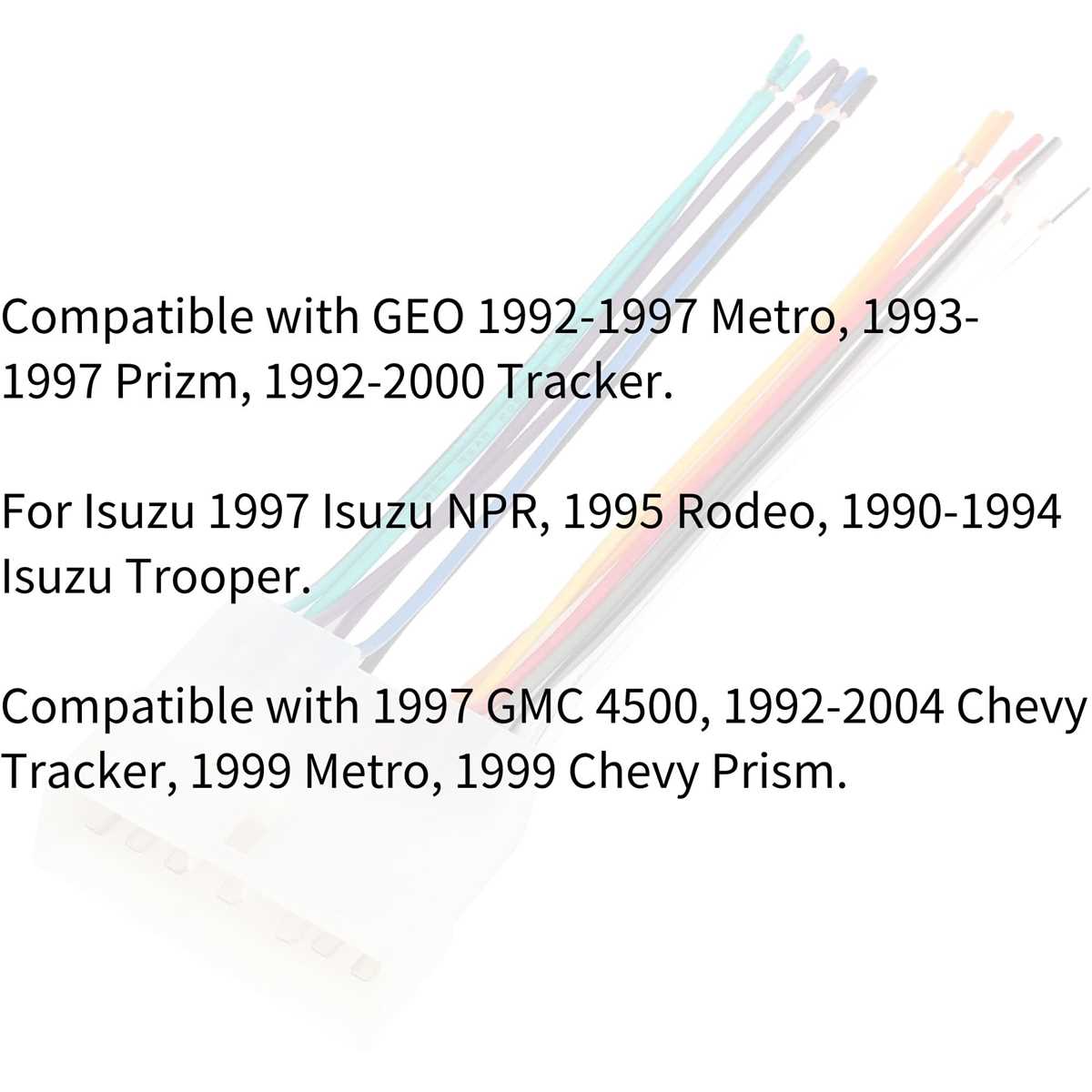 1995 geo prizm radio wiring diagram