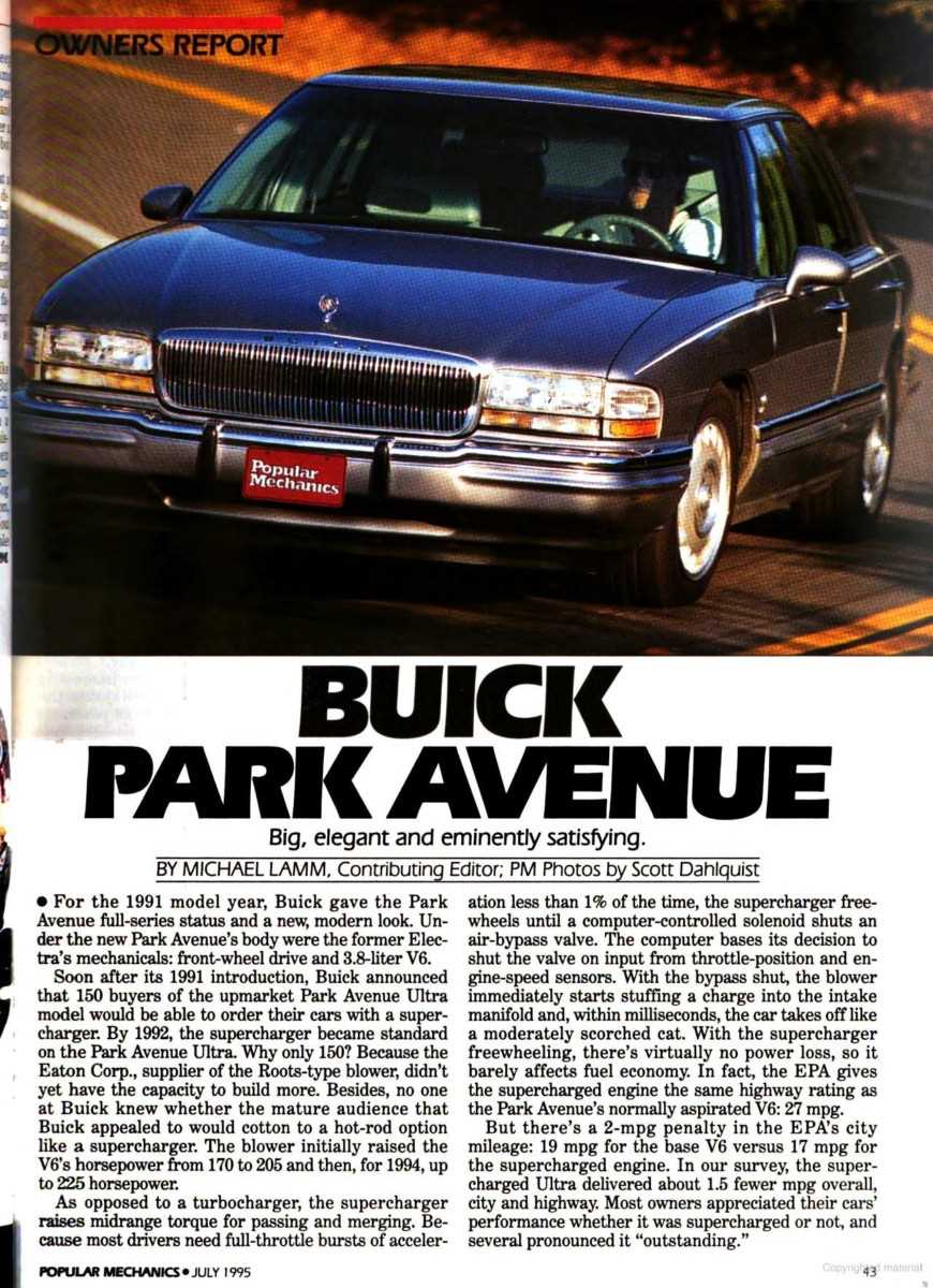 1995 buick park avenue wiring diagram