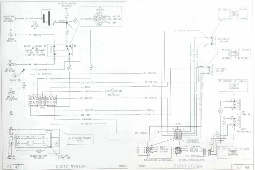 1995 jeep yj radio wiring diagram 1995 jeep yj radio wiring diagram