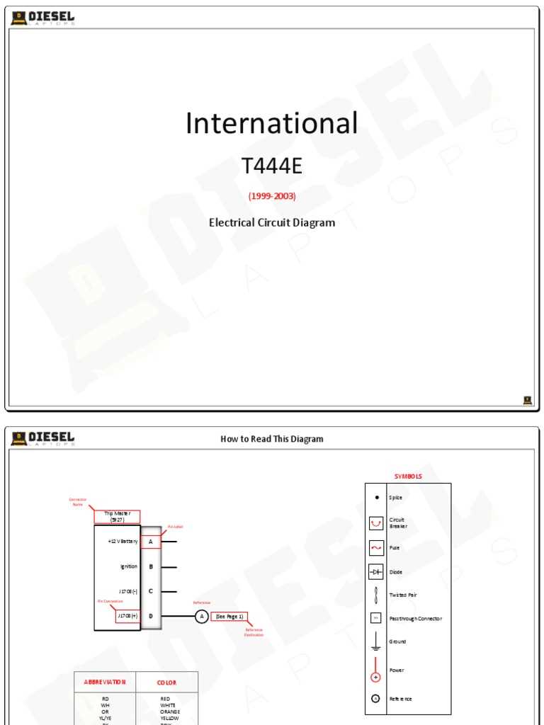 1997 international 4700 starter wiring diagram