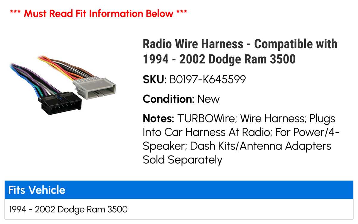 1998 dodge ram 2500 radio wiring diagram