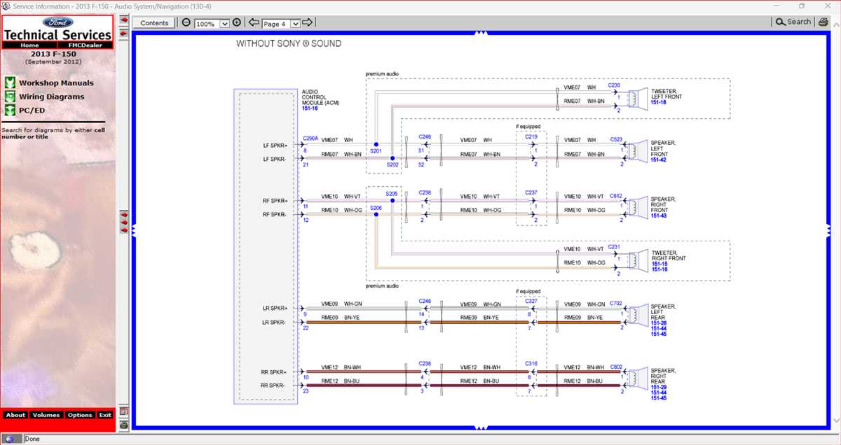 1998 ford f150 radio wiring harness diagram