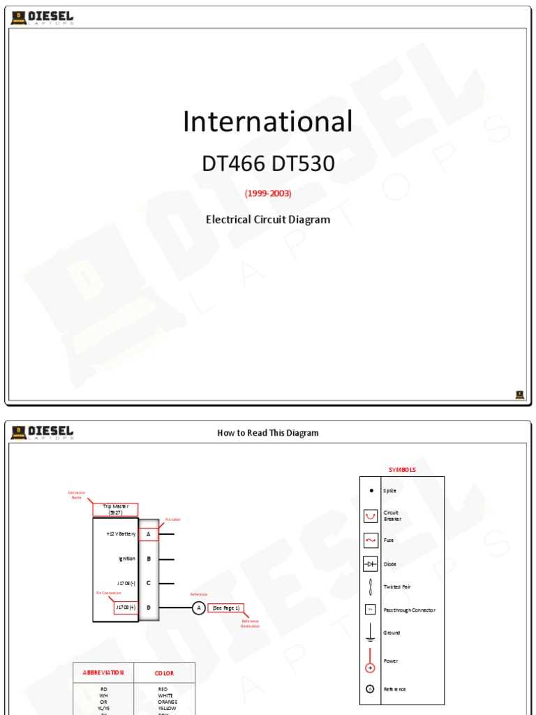 1998 international 4700 dt466e wiring diagram
