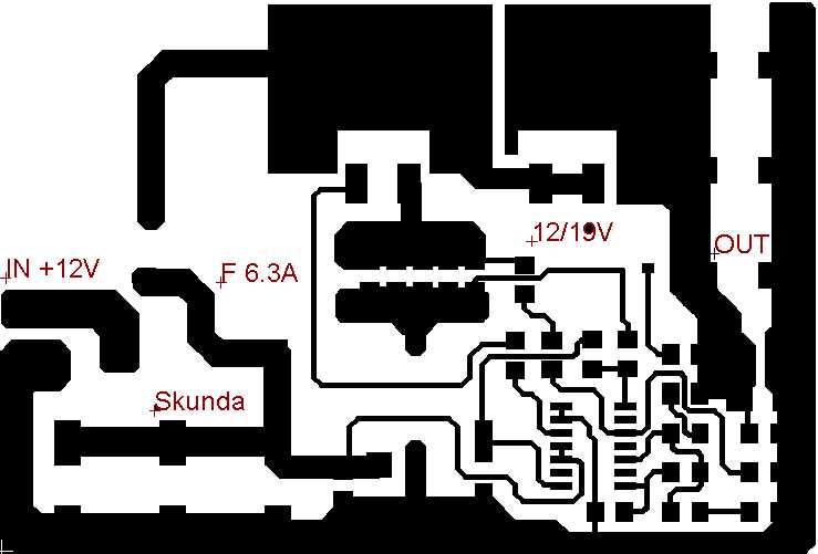 19v to 12v dc converter circuit diagram