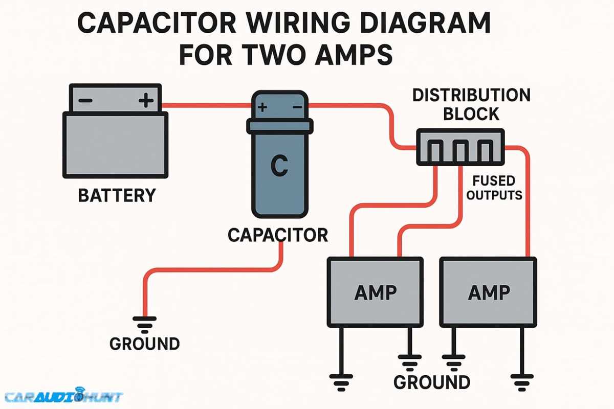 2 farad capacitor wiring diagram