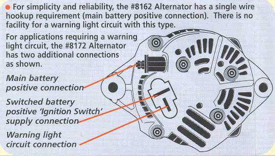 2 pin alternator wiring diagram