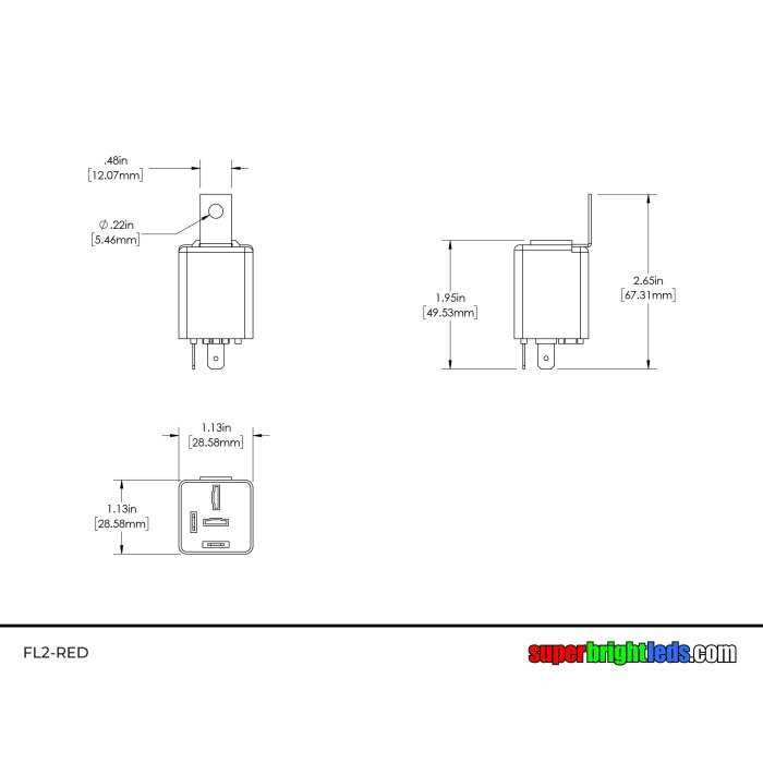 2 pin led flasher relay wiring diagram