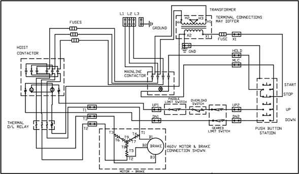 2 post lift limit switch wiring diagram