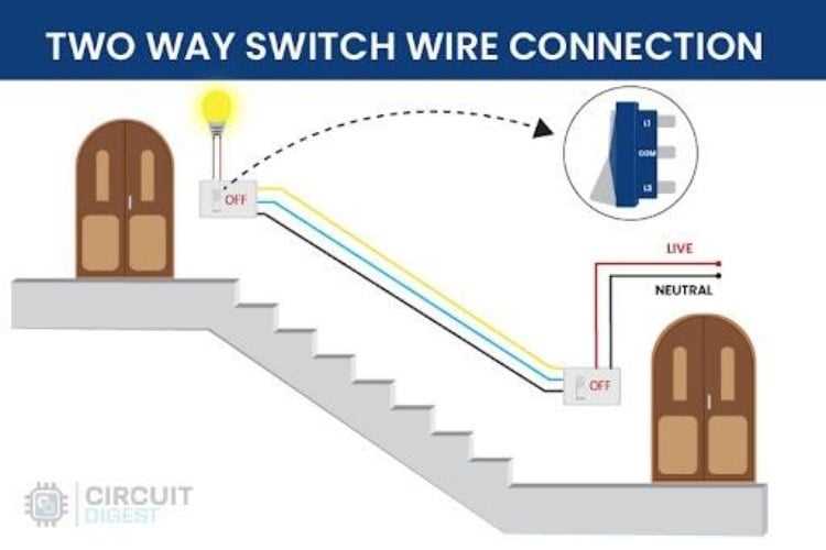 2 switches 1 light circuit diagram