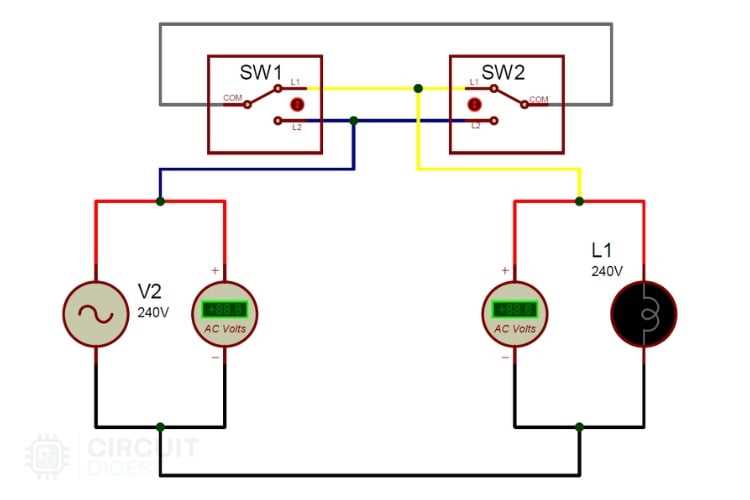2 way intermediate switch wiring diagram 2 way intermediate switch wiring diagram