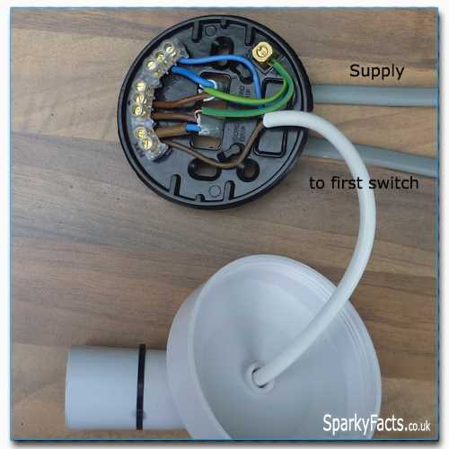 2 wire light fixture wiring diagram