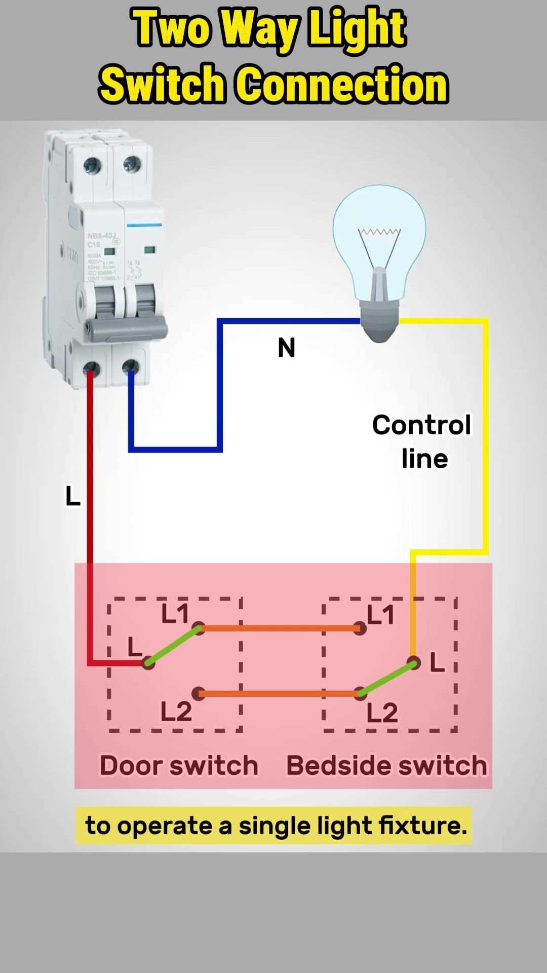 2 switches 1 light circuit diagram