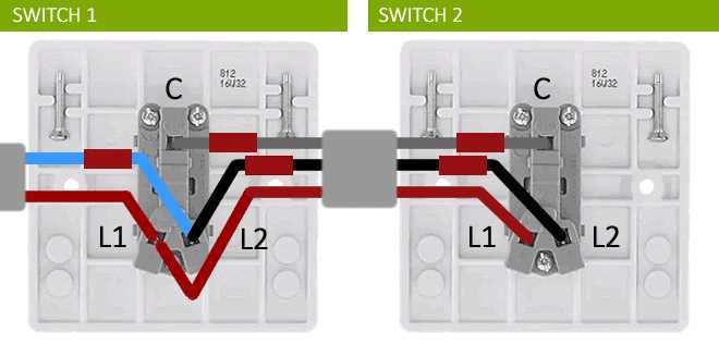 2 way circuit diagram 2 switches
