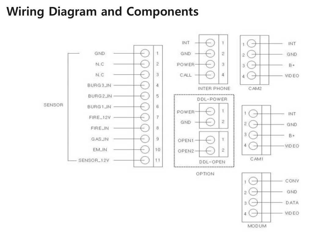 2 wire intercom wiring diagram