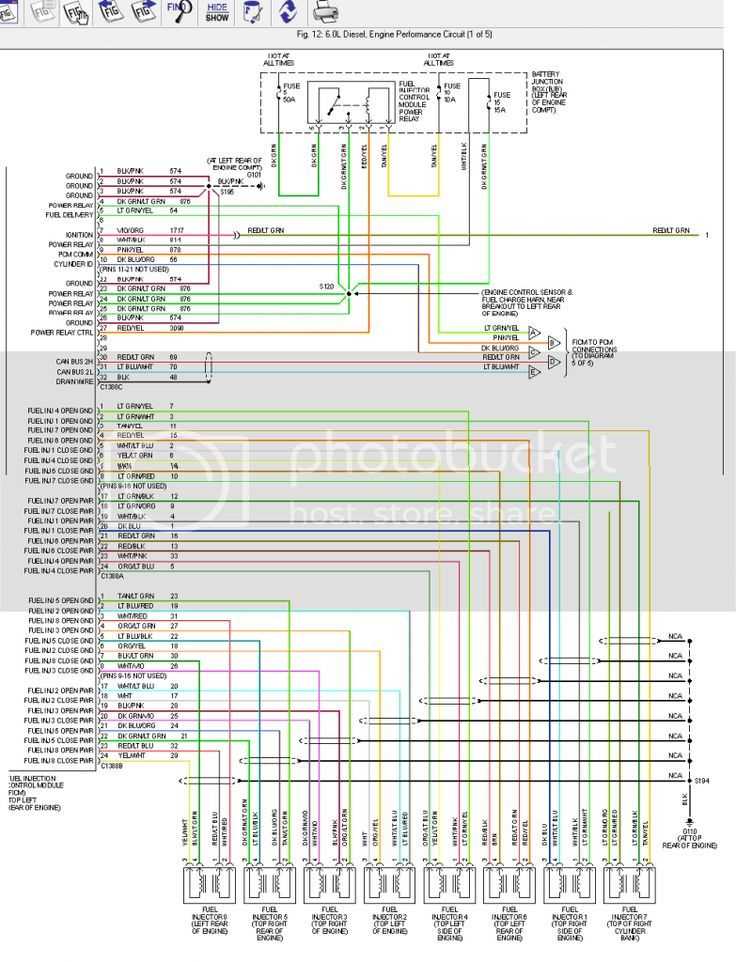 2000 7.3 powerstroke engine wiring harness diagram