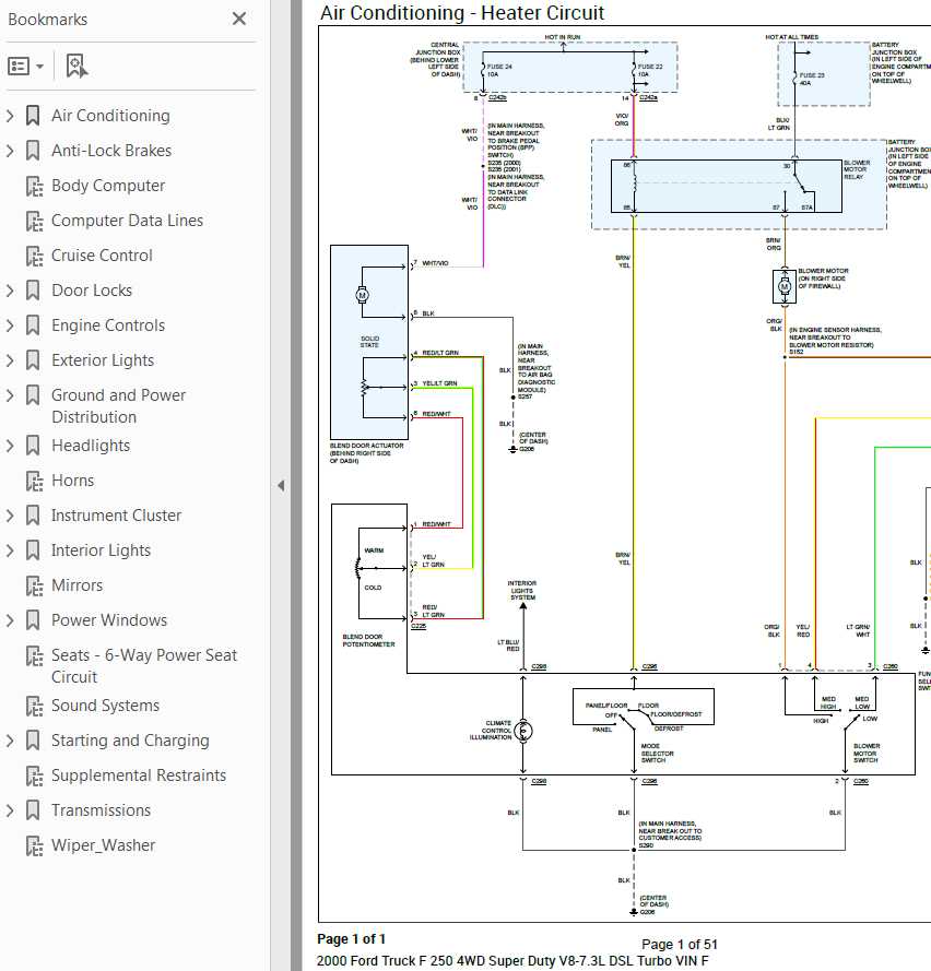 2000 f250 wiring diagram