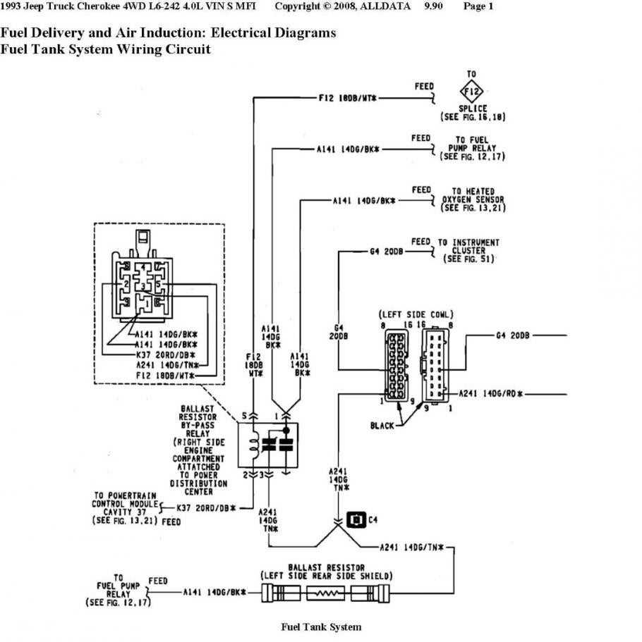 2000 jeep cherokee fuel pump wiring diagram