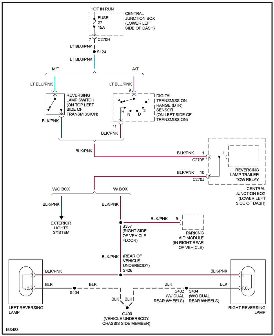 2000 f250 reverse light wiring diagram