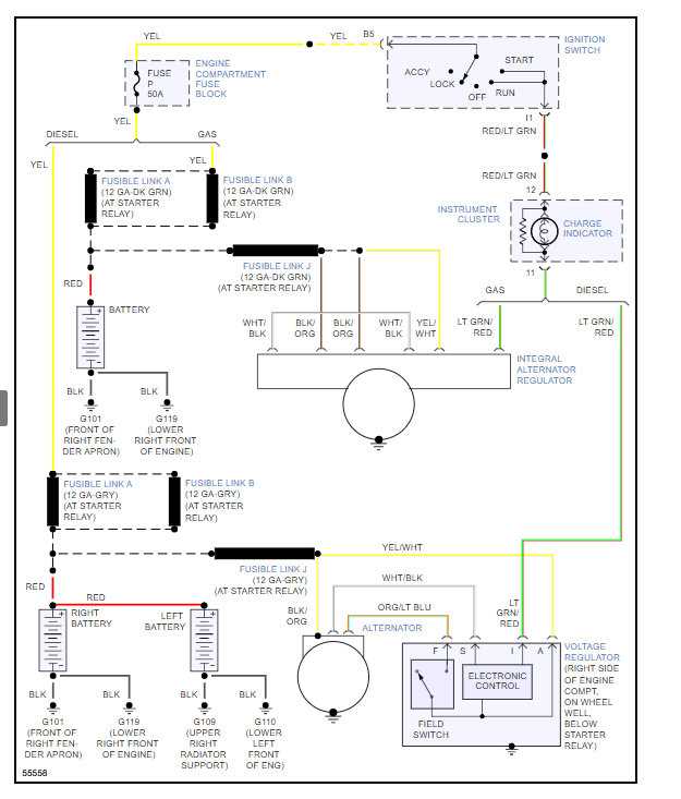 2000 ford f150 alternator wiring diagram