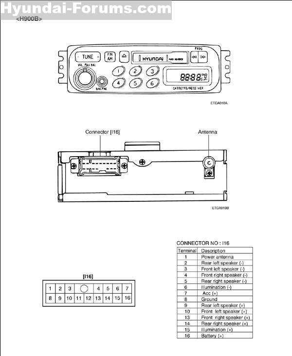 2001 hyundai elantra radio wiring diagram
