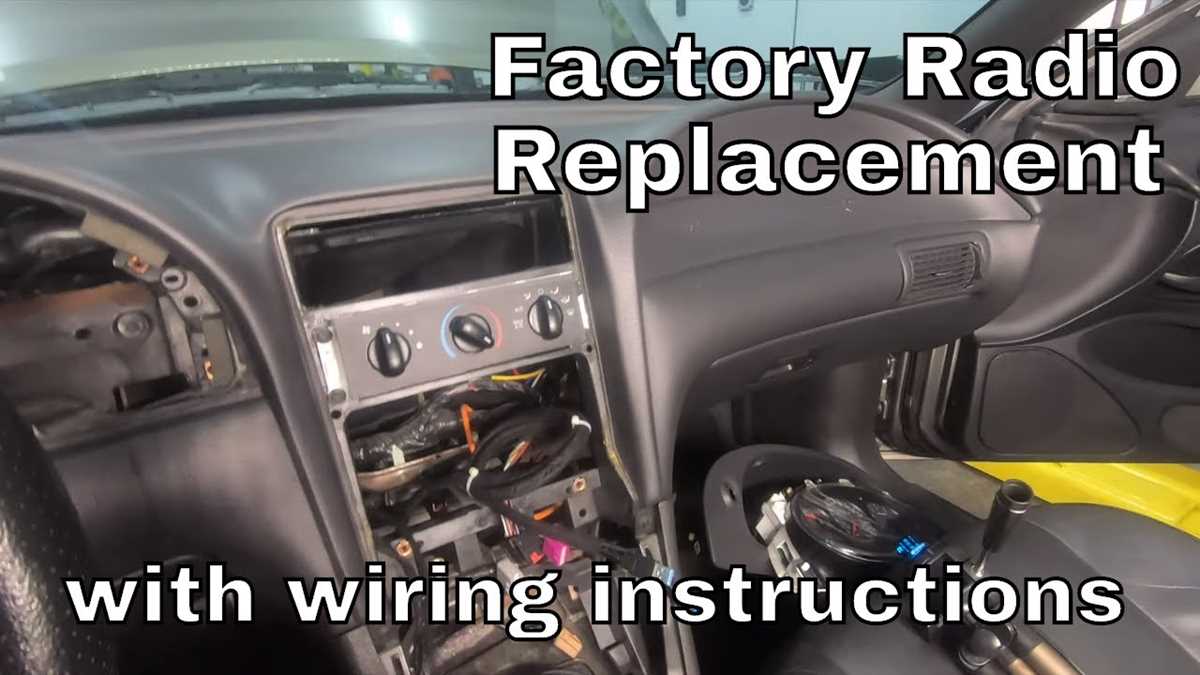 2001 mustang stereo wiring diagram