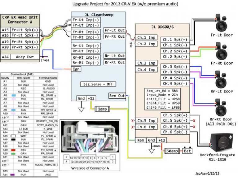 2002 honda crv radio wiring diagram