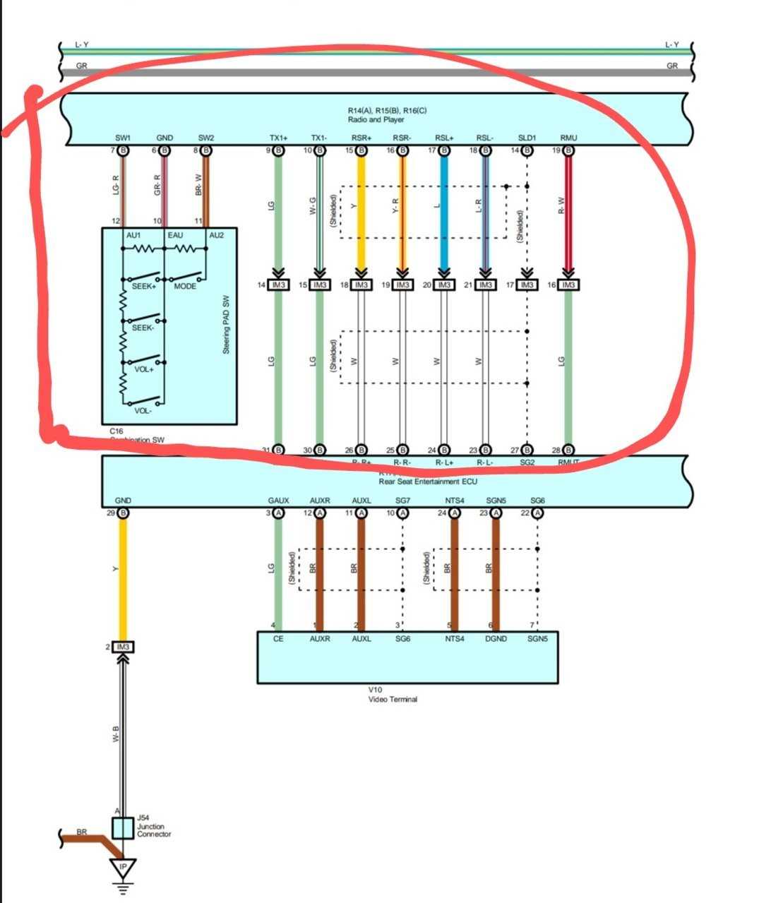 2002 toyota tundra radio wiring harness diagram