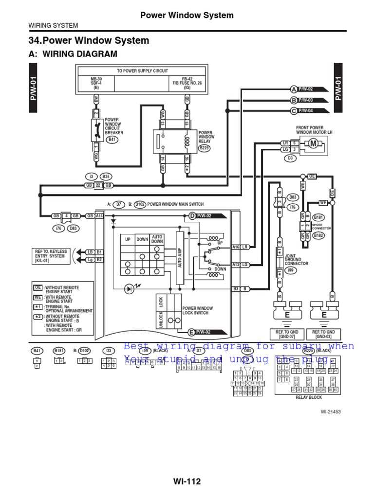 2002 honda crv power window wiring diagram