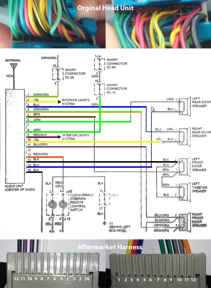 2002 kia spectra radio wiring diagram