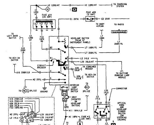 2003 dodge ram headlight switch wiring diagram