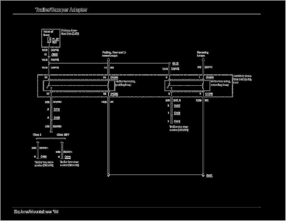 2003 ford explorer radio wiring harness diagram