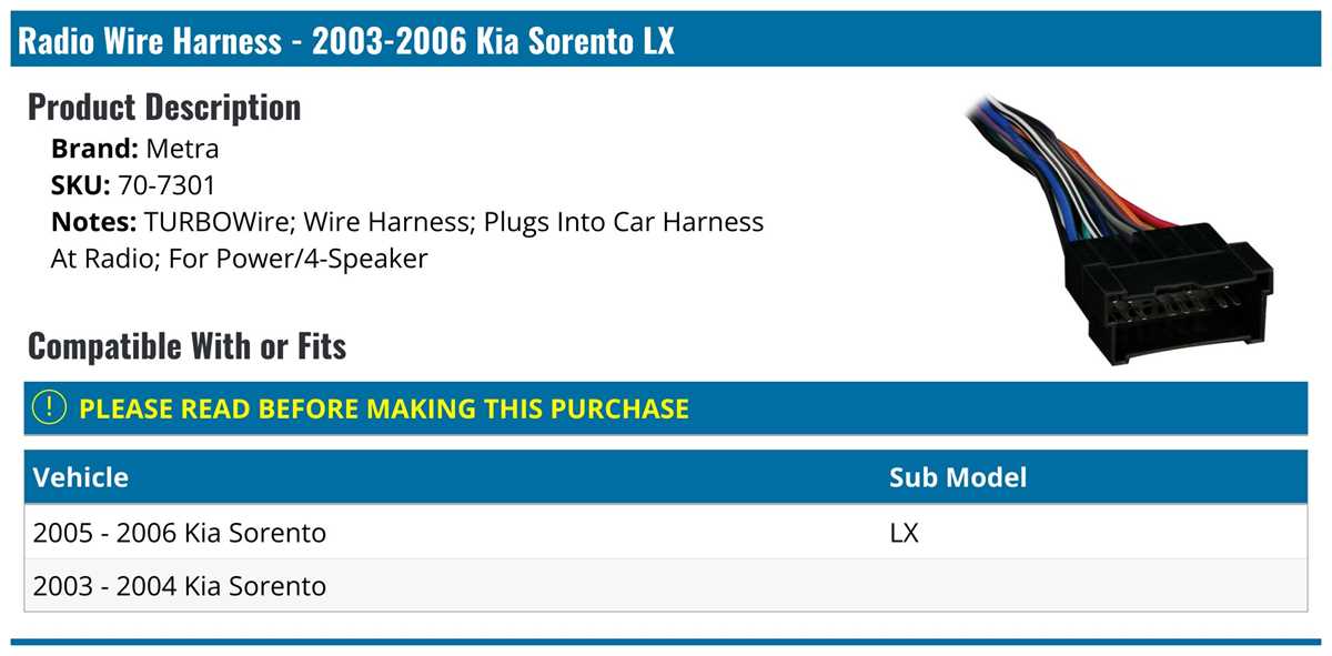 2003 kia sorento radio wiring diagram