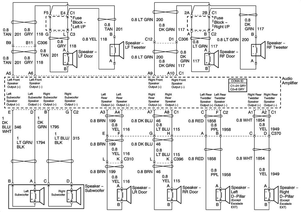 2003 cadillac cts stereo wiring diagram