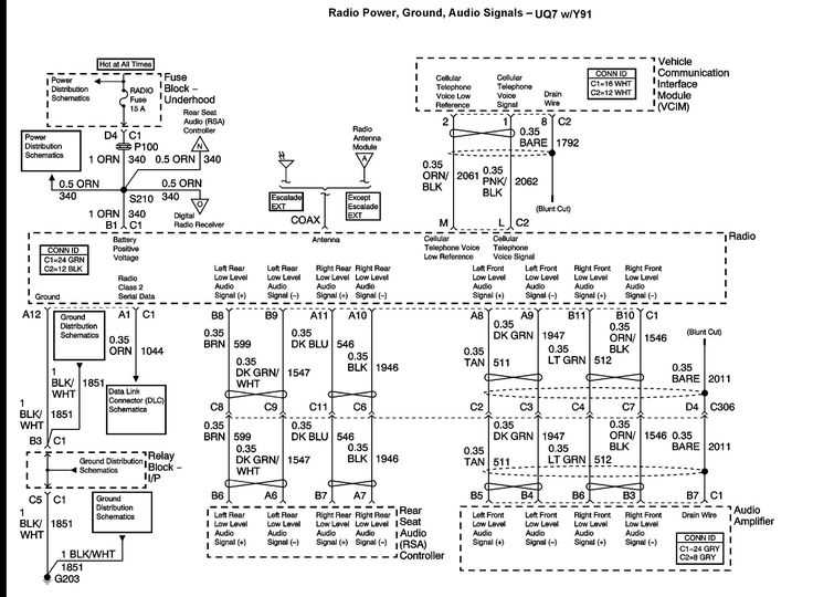 2003 cadillac escalade stereo wiring diagram