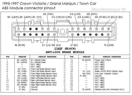 2003 grand marquis radio wiring diagram