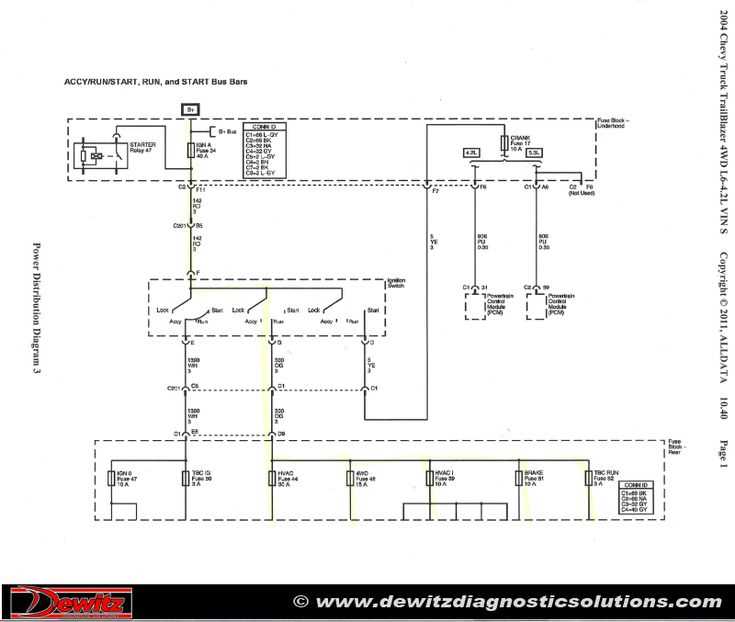2004 chevy trailblazer headlight wiring diagram