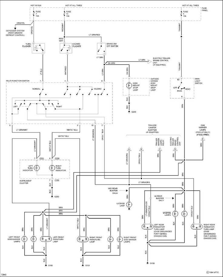 2004 ford f150 tail light wiring diagram